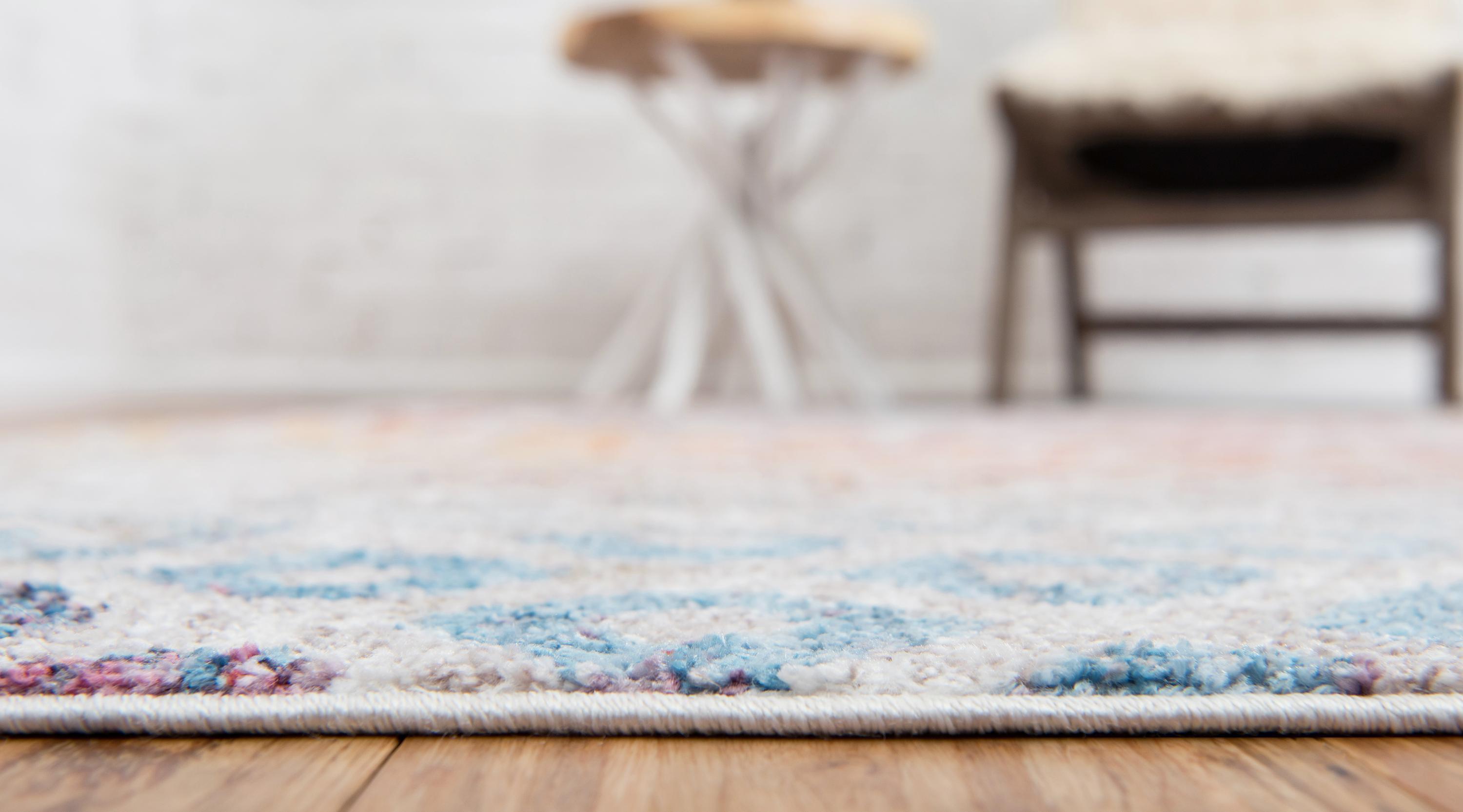Devan - Rainbow Square Pattern Rug