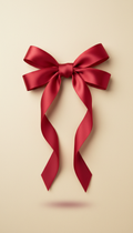 Crimson Silk Ribbon Roll