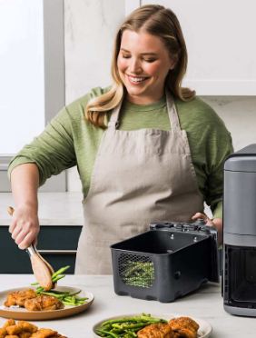 Double Stack XL 9.5L Cooks 4 Foods at Once